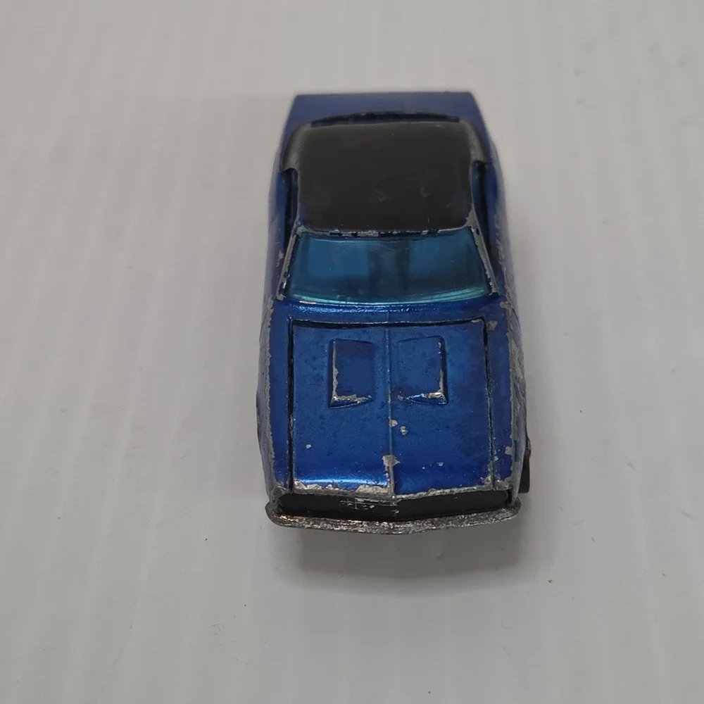 Hot Wheels Redline Custom Camaro Blue Vintage Original 1968 HK Car